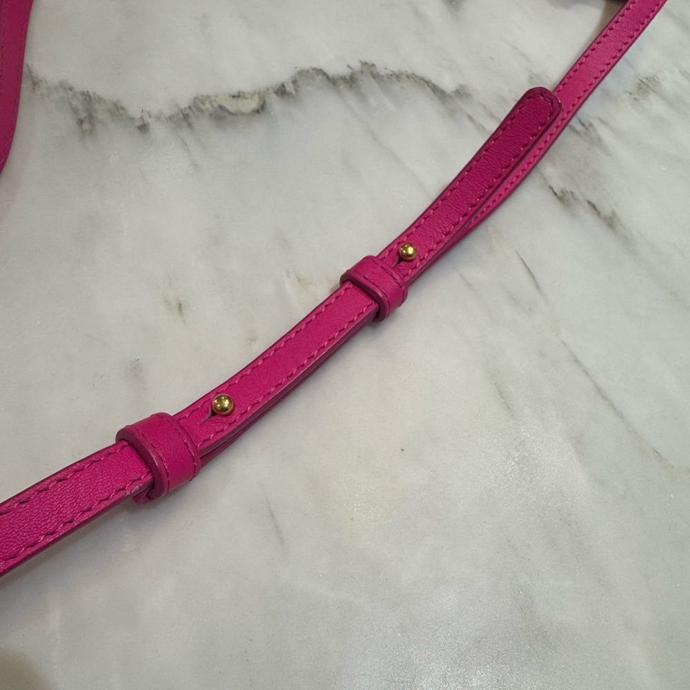 🩷 Celine Large Bright Pink Trio Crossbody Bag - Picture 12 of 13